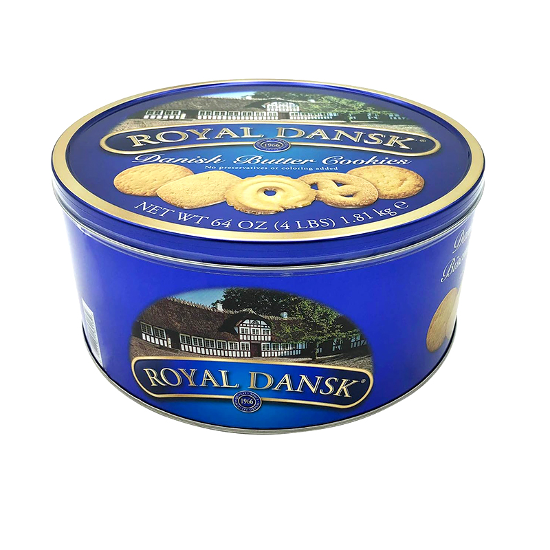 71+HEN4rlRL._AC_SL1200_ Royal Dansk Butter Cookies 1.81KG Pantry Biscuits Sweets Candy Tins Pack - Image 1